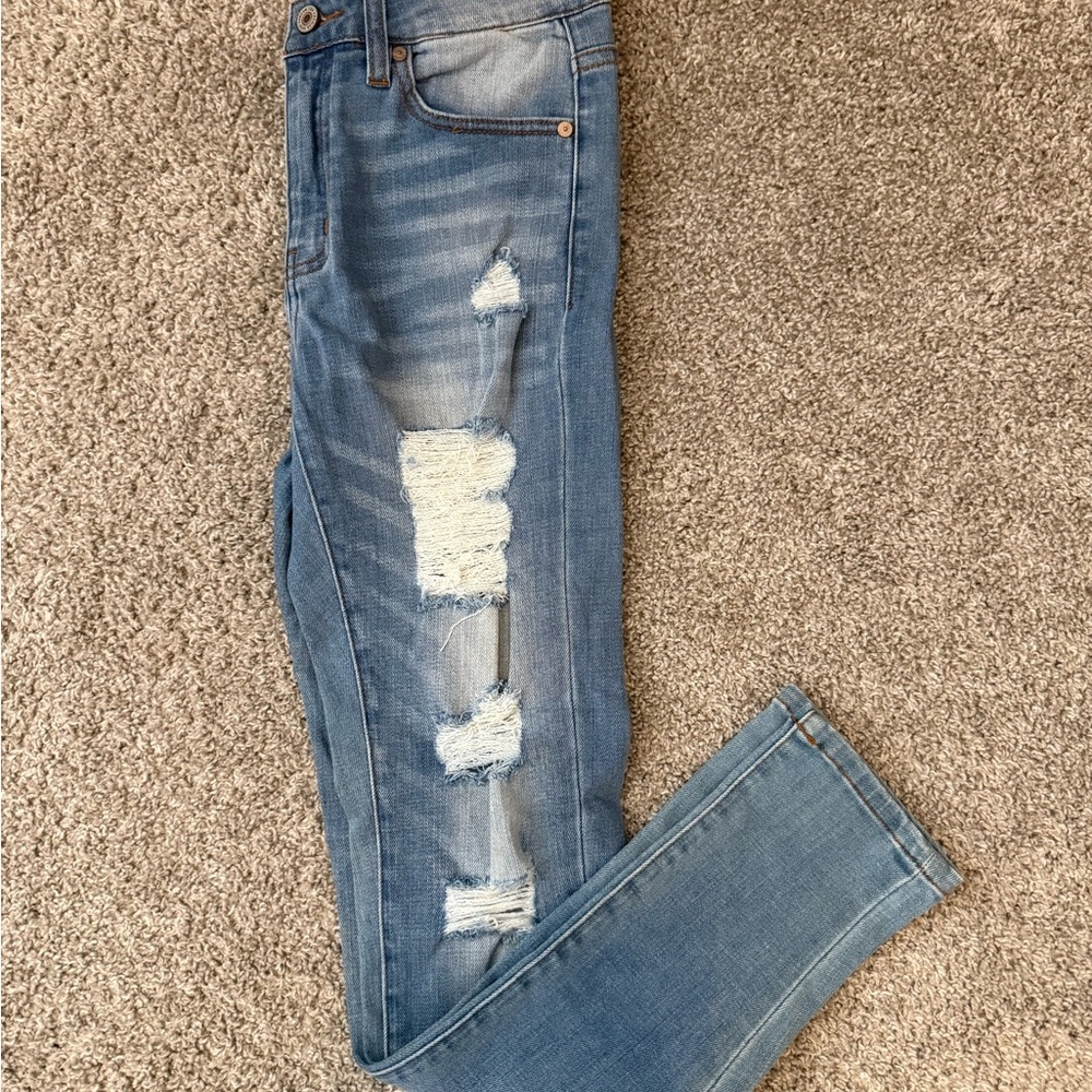 Distressed Light Blue KanCan Women’s Jeans